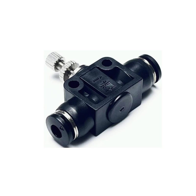 VETLEY Pneumatic SCF Series 4MM Tube OD Air Flow Control Valve,Union Pneumatic Speed Control Flow Controller SCF-4(Pack of 2) - Image 3